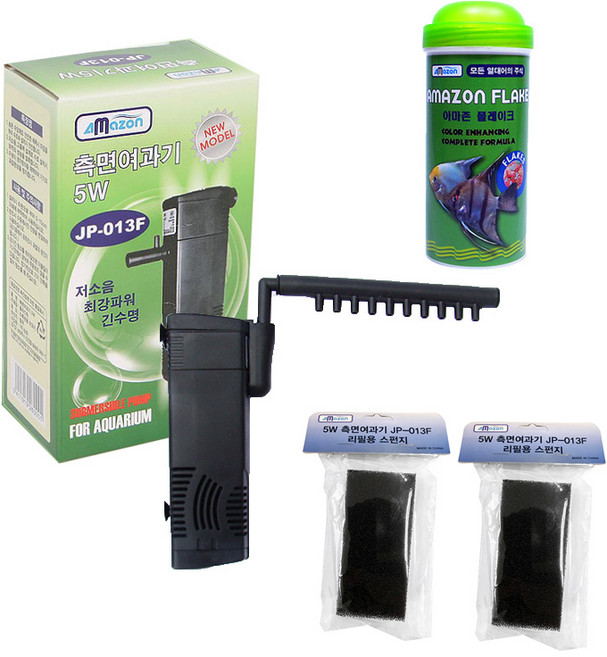 아마존 중형 어항용 여과기, 5W, 1세트