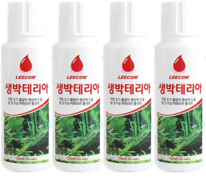 리컴 생박테리아, 4개, 120ml