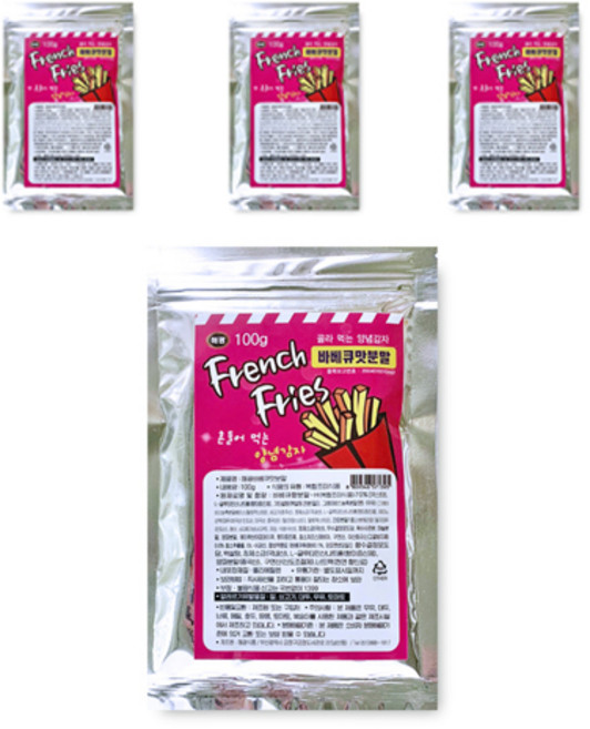 해광 양념 감자시즈닝 바베큐맛, 100g, 4개