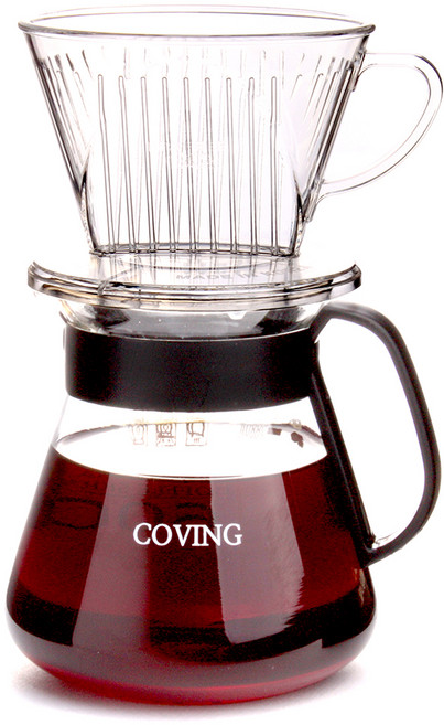 코빙 플라스틱 핸드 드립 세트 102D, 1세트