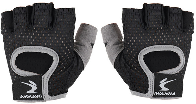 아이워너 트레이닝 라이트형 헬스장갑, 그레이, 1개