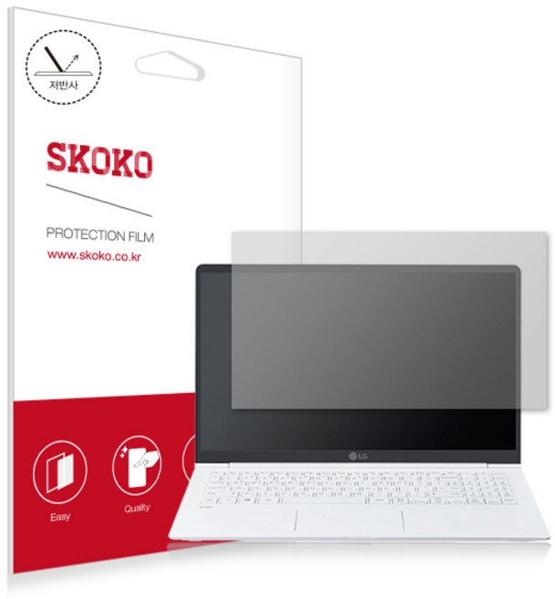 스코코 LG그램 15 2018 15Z980 / 15ZD980 저반사 액정보호필름, 1개