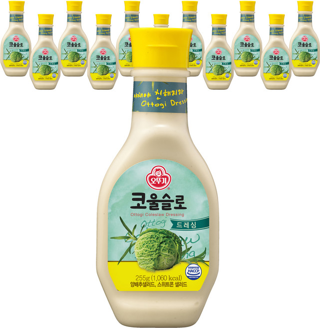 오뚜기 코울슬로 드레싱, 255g, 12개
