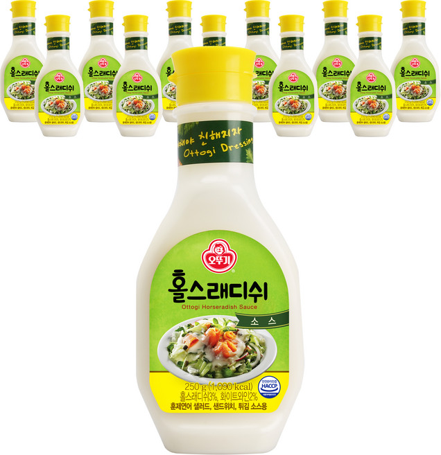오뚜기 홀스래디쉬 소스, 250g, 12개
