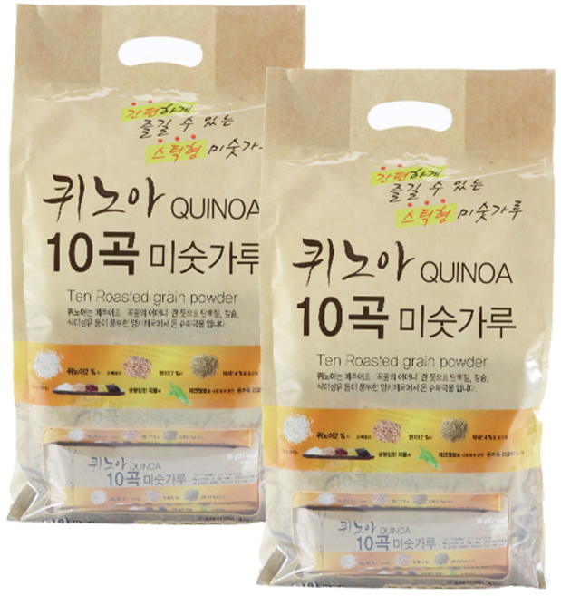 태광선식 퀴노아 10곡 미숫가루 스틱, 1kg, 2개