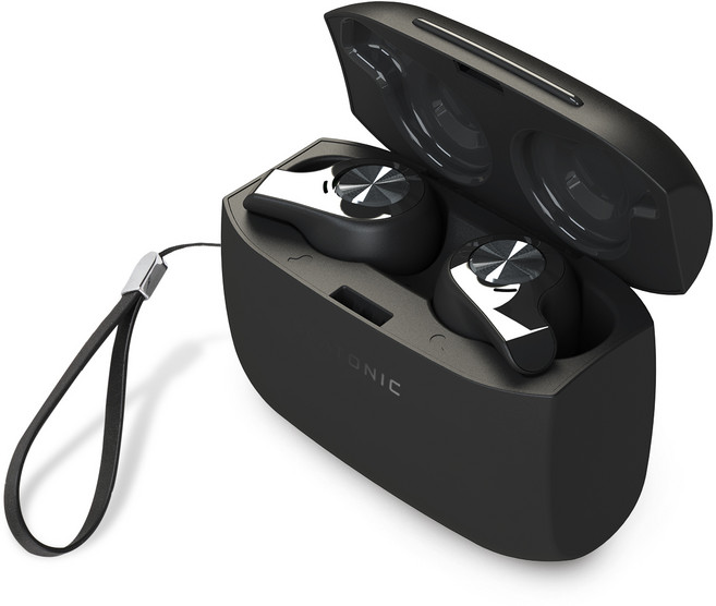 앱코 BEATONIC 블루투스 이어폰, E08, 블랙