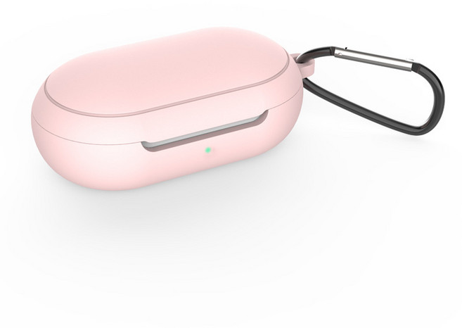 구디푸디 갤럭시 버즈 플러스 실리콘 케이스, 핑크, 1개