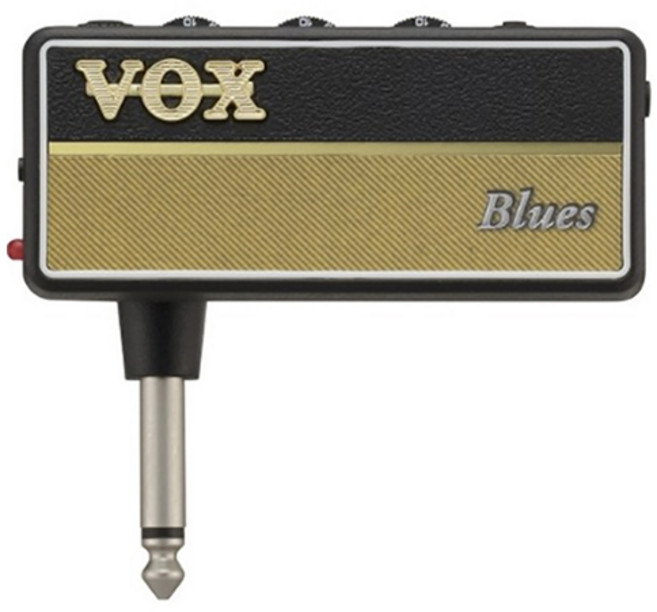 VOX amPlug2 Blues 헤드폰 기타 앰프, 혼합색상, 1개