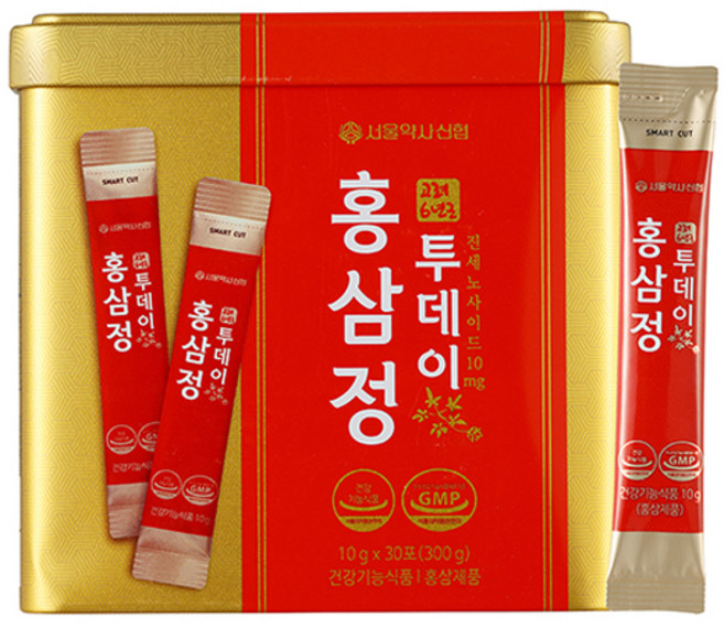 서울약사신협 6년근 투데이 홍삼정 스틱, 10g, 30개