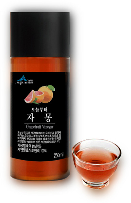 오늘부터 자몽 자연발효식초, 250ml, 1개