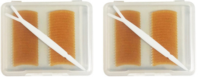 다크니스 누드 쌍꺼풀 테이프 단면 맵시형 280회 세트, 스킨 톤, 2세트