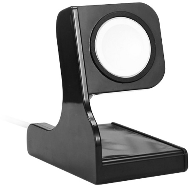 인뮤즈 애플워치 베이직 충전독 거치대, 블랙, 1개