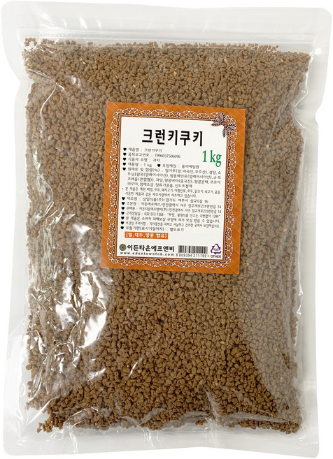 이든타운에프앤비 크런키쿠키, 1kg, 1개