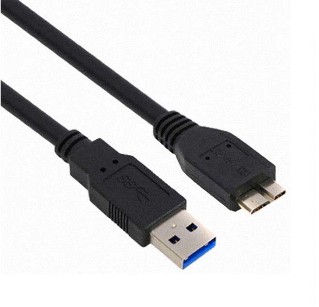 USB 연장케이블 연장선 미니5핀 외장하드 USB3.0 마이크로B, 1개, 0.5m