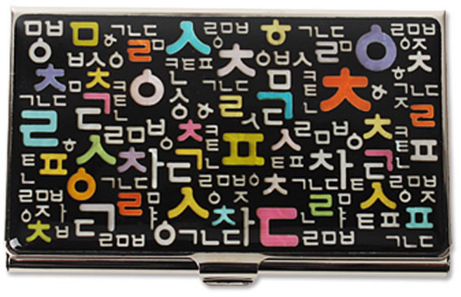 자개 명함케이스, 한글, 1개