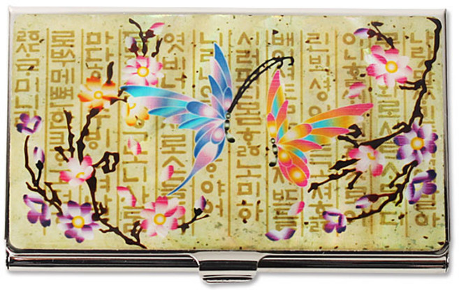 자개 나전칠기 명함케이스, 훈민꽃나비, 1개