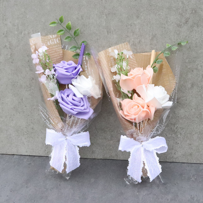 블뤼엔 아모리스 디퓨저 리드스틱 연살구 + 퍼플, 혼합색상, 1세트