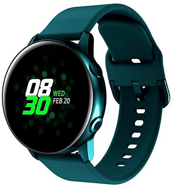 인뮤즈 갤럭시워치 호환 실리콘 밴드 스트랩 20mm, 네이비