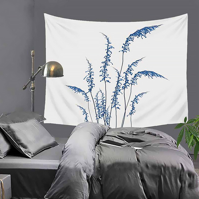 알럽홈 수채화 플라워 태피스트리 패브릭포스터, Type15