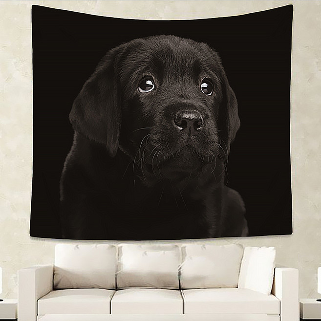 알럽홈 강아지와 고양이 태피스트리 패브릭포스터, Type3