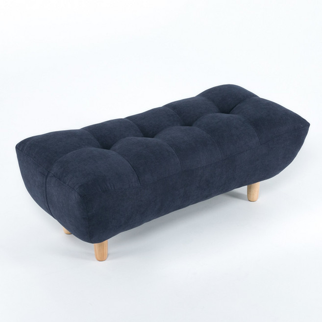 에보니아 153 방수 패브릭 2인 벤치, 다크블루