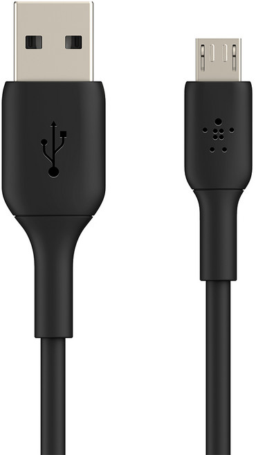 벨킨 마이크로 5핀 USB 충전 케이블 CAB005bt1M, 블랙, 1개, 1m