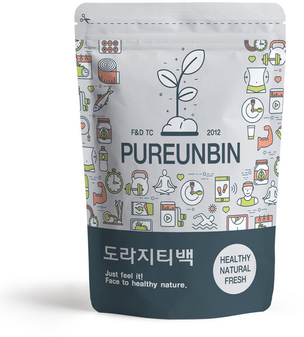 PUREUNBIN 韓國產桔梗茶三角立體茶包, 1.5g, 50包, 1袋