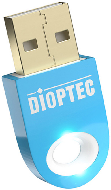 디옵텍 LED 블루투스 CSR 4.0 동글 APT-X, JUSTLINK BTD01-BL, 블루, 1개