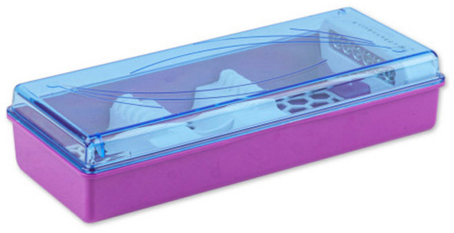 반디 LED 자외선 UV살균수저통 퍼플, SR-100