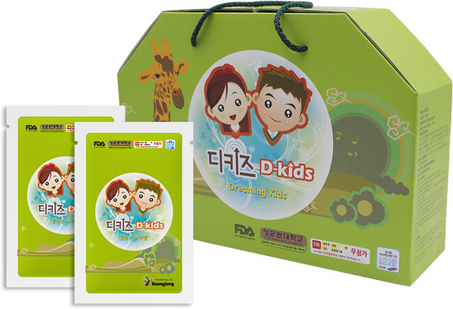 일송정 디키즈 유아음료, 가시오가피, 30개, 70ml