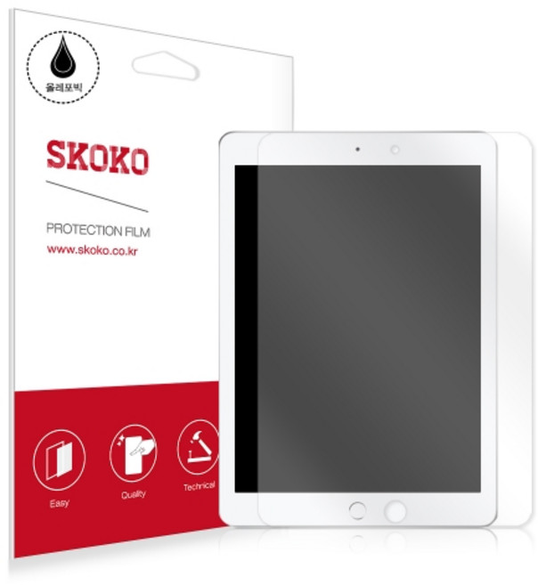스코코 올레포빅 태블릿 PC 액정보호필름, 1개