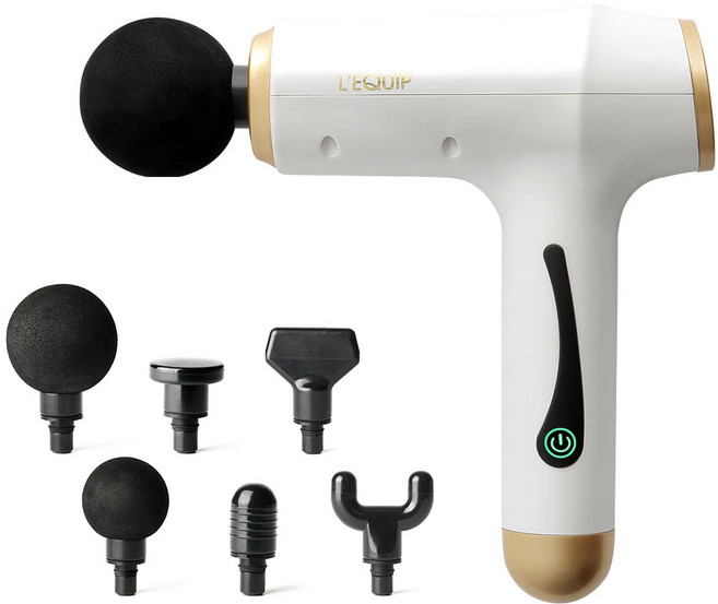 리큅 에너제틱 근육 근막 마사지건, LMS-G601, 화이트골드