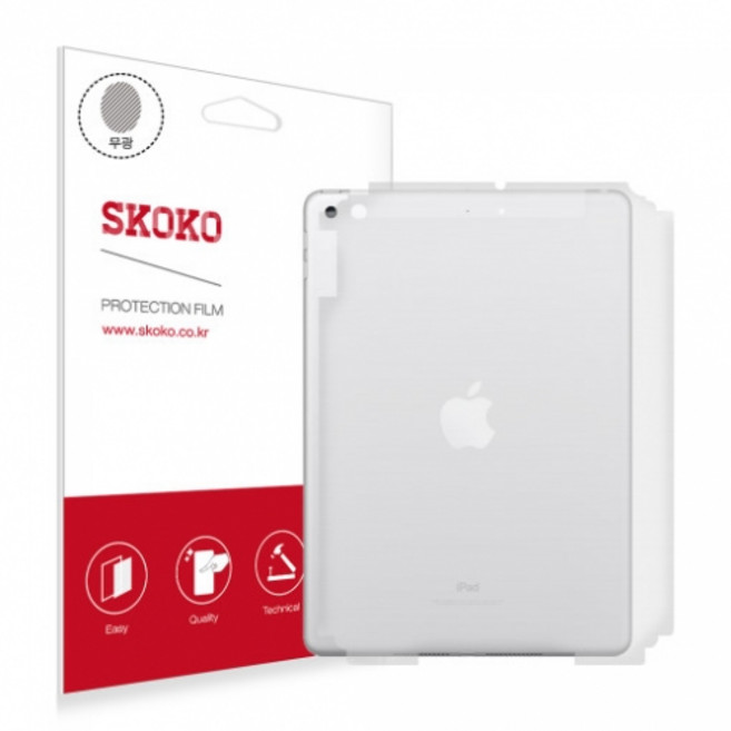 스코코 무광 후면 태블릿 PC 외부 보호필름 2p, 2개