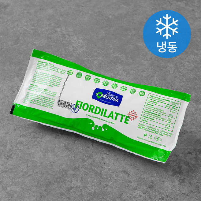 소렌티나 피오르디라테 치즈 (냉동), 1kg, 1개입, 1개