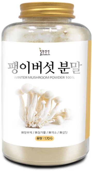 드랍쉽 팽이버섯 분말, 1개, 170g - 쿠팡