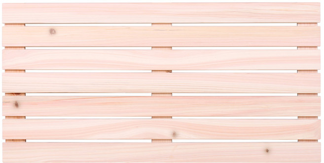 안스하우스 싸고좋은 편백발판 대형 80 x 43 x 3 cm, 혼합색상, 1개