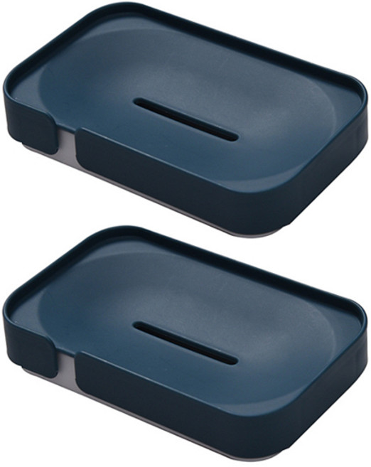 깔끔한 비누케이스, 네이비, 2개