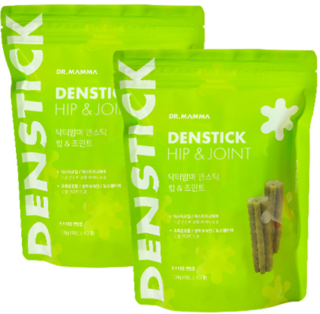 닥터맘마 힙 앤 조인트 강아지 덴탈껌, 2개