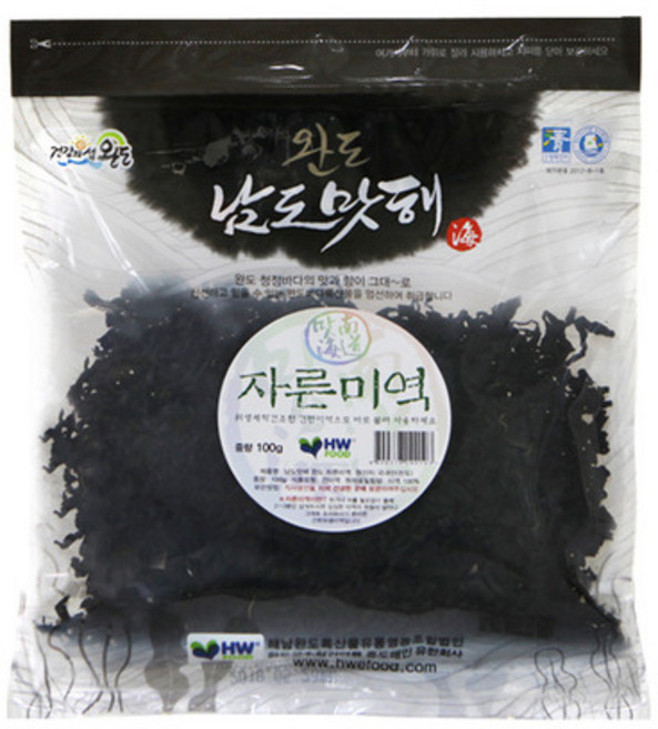 건강의섬완도 남도맛해 자른미역, 100g, 1개