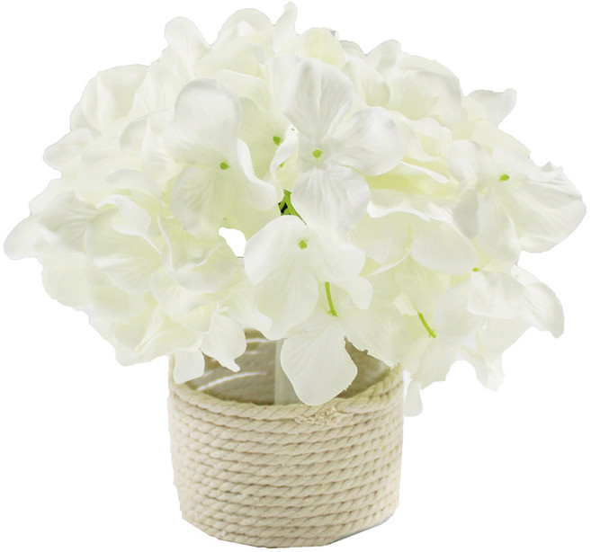 비아케이스튜디오 수국 LED 무드등, 화이트