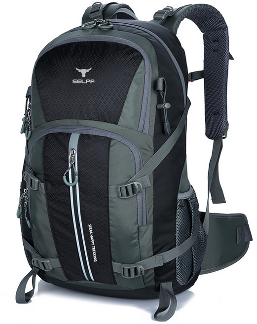 셀파 등산배낭 42L, 검정