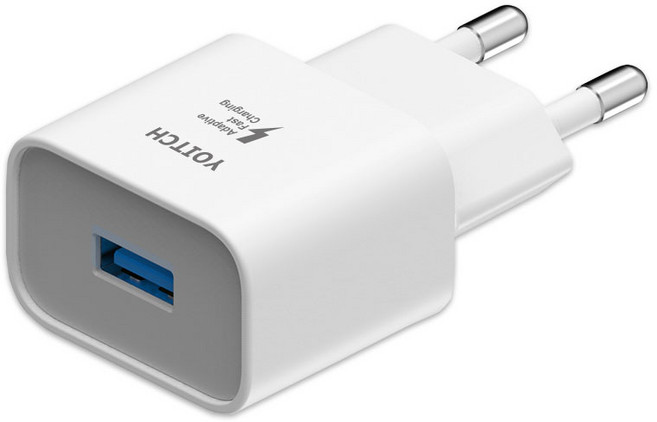 요이치 USB 1포트 QC2.0 C라인 고속 아답터, 혼합색상, 1개