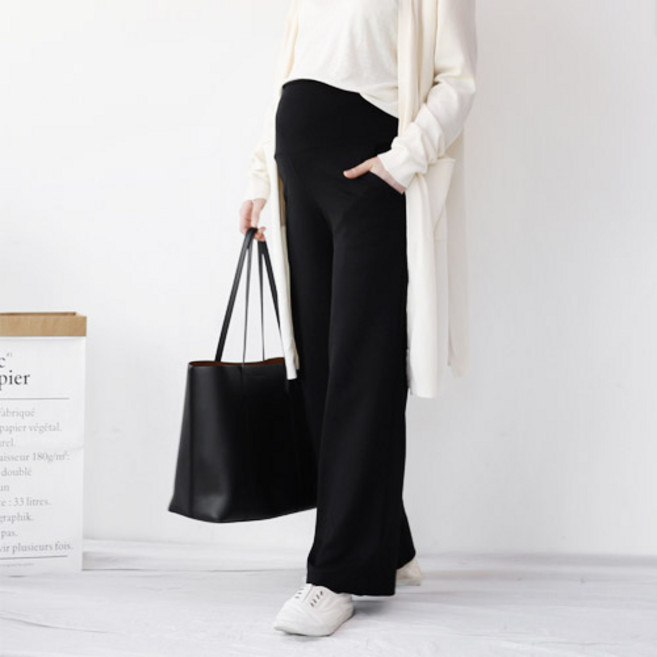 PangPang Shop T 日常孕婦用託腹寬褲