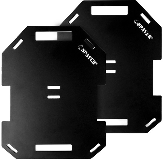 스페이버 아트 트레이닝 중량판, 블랙, 1개