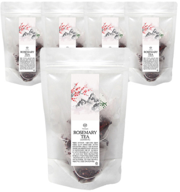 로즈마리차, 1g, 10개입, 5개