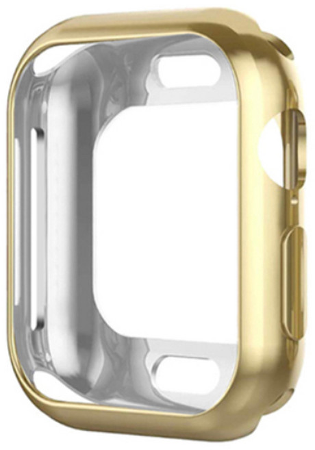 코쿼드 애플워치 54321 케이스 프리미엄TPU 42mm, 골드, 1개