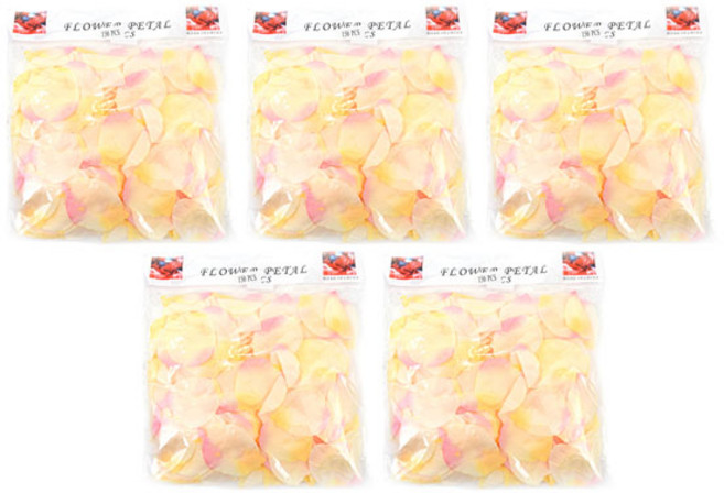 파티해 플라워샤워 이벤트꽃잎, 망고, 5세트