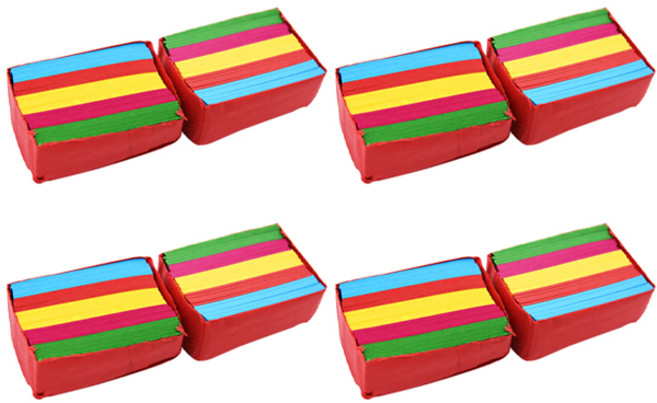 파티해 종이꽃가루 50g 2p, 컬러믹스, 4세트