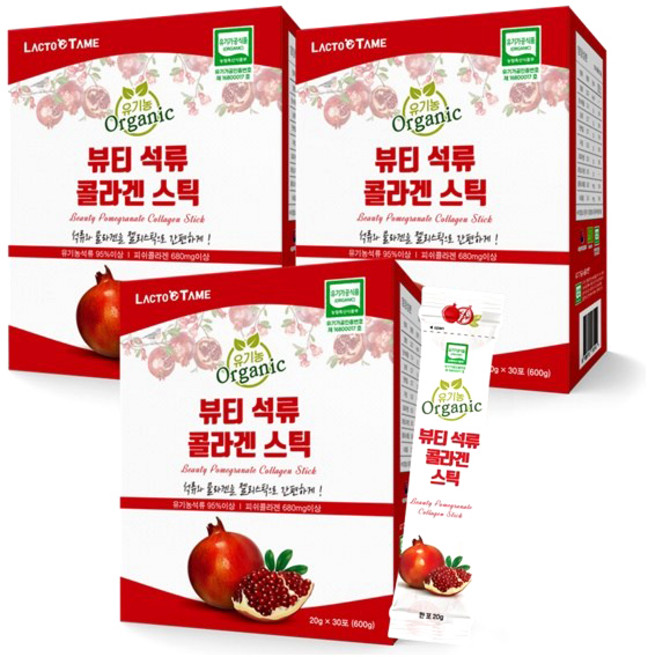 뷰티 석류 콜라겐 스틱, 600g, 90개