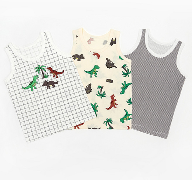 유니프랜드 남아용 쥬라기파크 런닝 3종세트